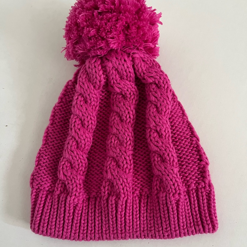 GAP Baby Pink Knit Hat